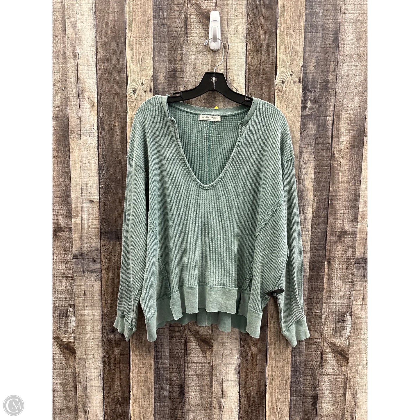 Top Long Sleeve By We The Free In Green, Size: Xs