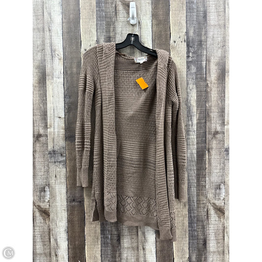 Cardigan By Pink Rose In Brown, Size: S