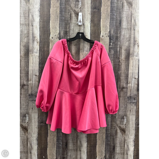 Dress Casual Midi By Boohoo Boutique In Pink, Size: 4x