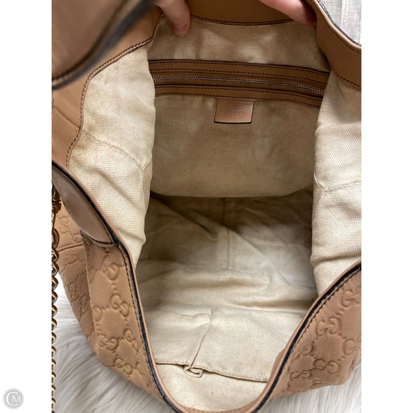 Handbag Luxury Designer By Gucci, Size: Large