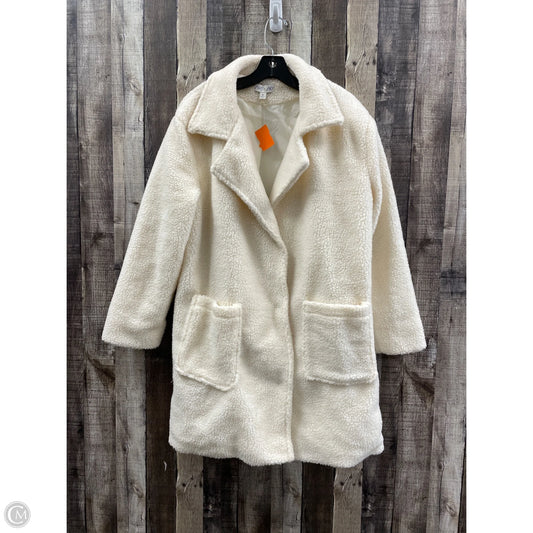 Coat Peacoat By She + Sky In Cream, Size: M