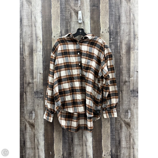 Top Long Sleeve By Aerie In Multi-colored, Size: M