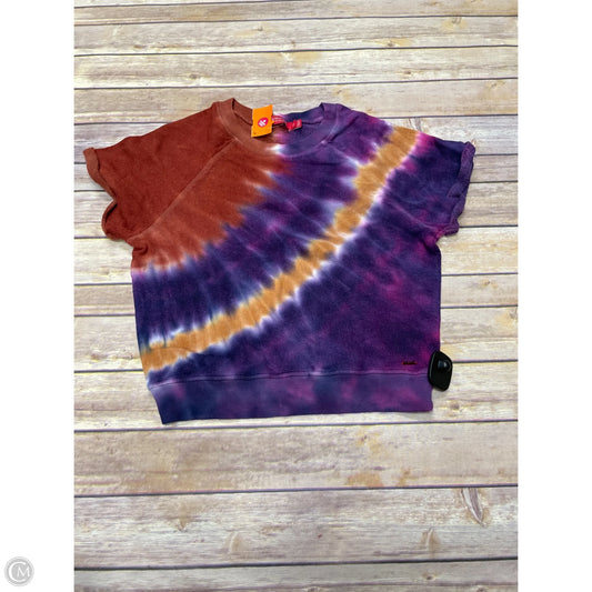 Top Short Sleeve By Cme In Multi-colored, Size: Xs
