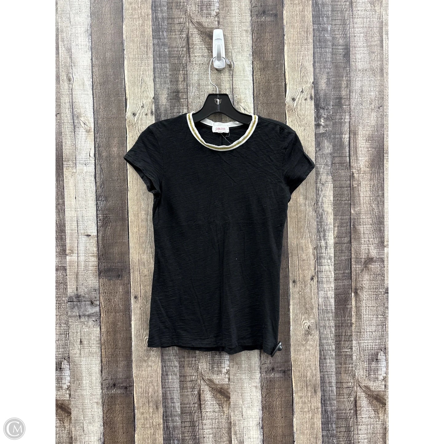 Top Short Sleeve By Cmc In Black, Size: Xs