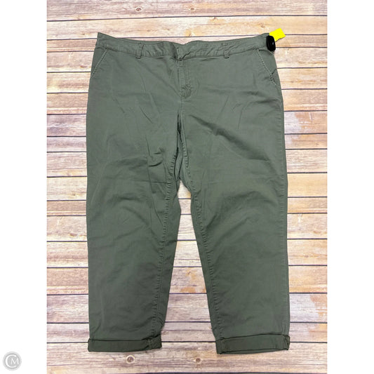 Pants Cargo & Utility By Lane Bryant In Green, Size: 22