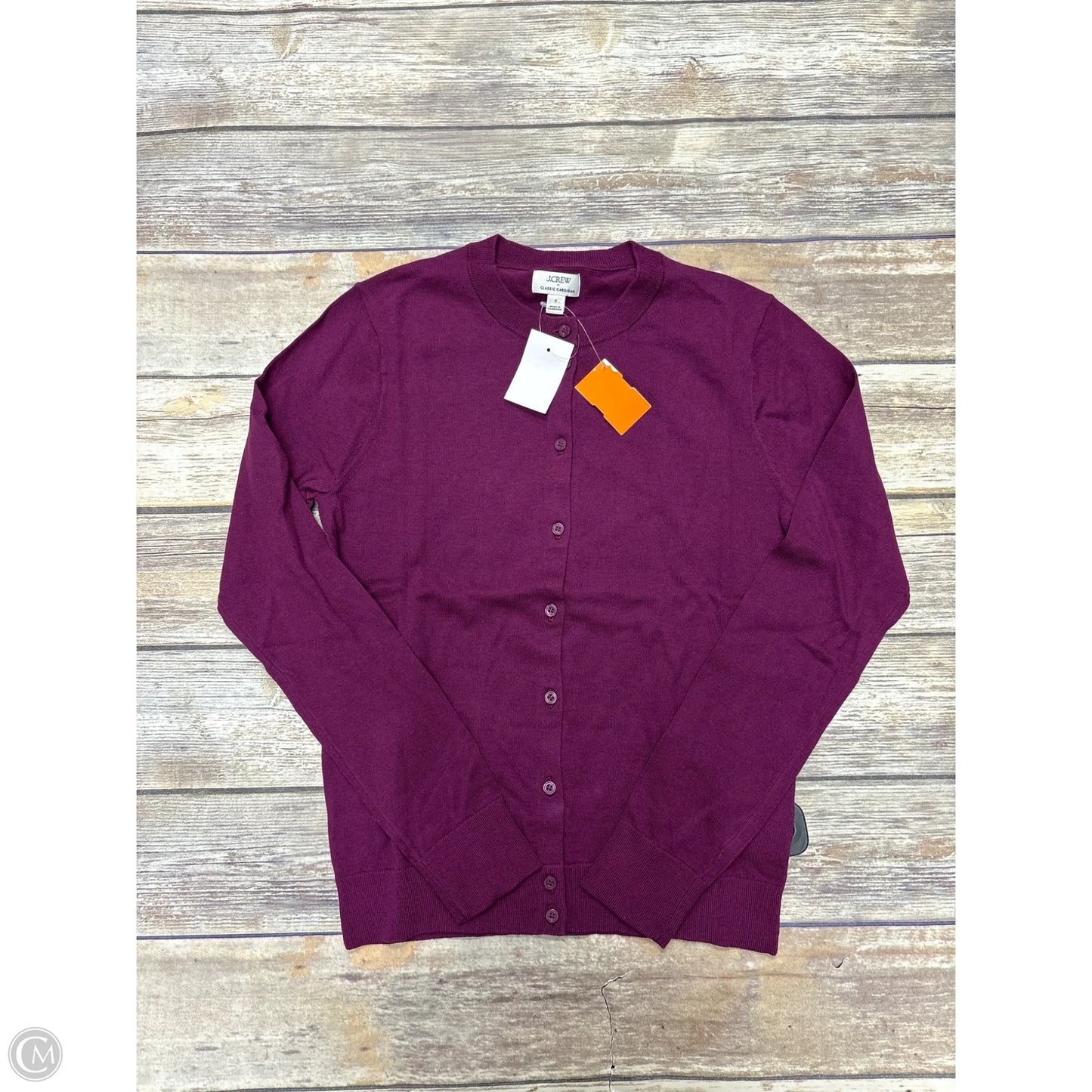 Cardigan By J. Crew In Purple, Size: S
