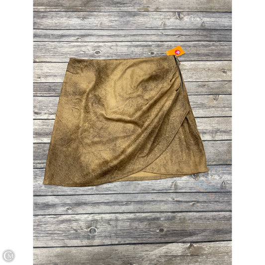 Skirt Midi By Venti6 In Brown, Size: M