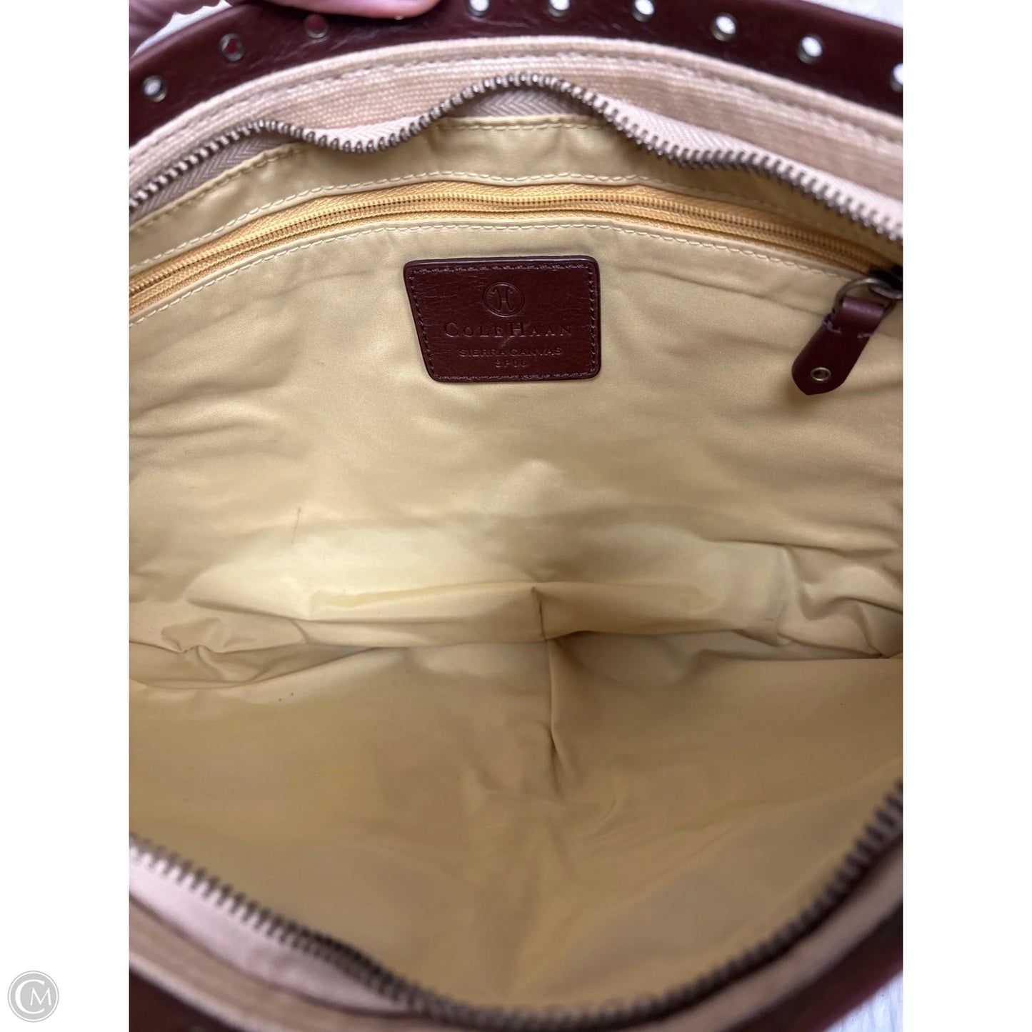 Handbag Leather By Cole-haan, Size: Medium