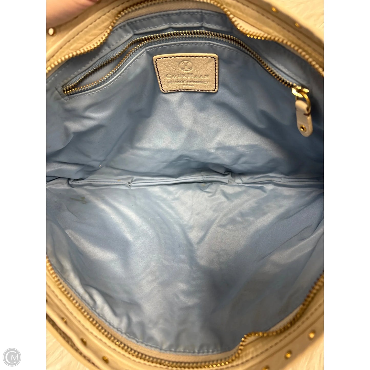 Handbag Leather By Cole-haan, Size: Medium