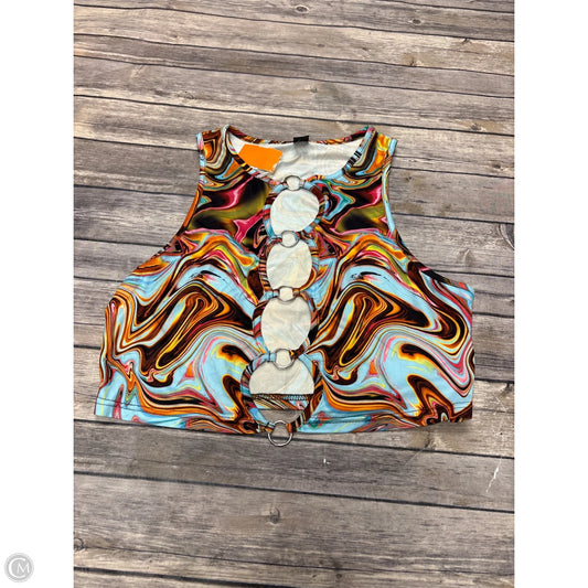Top Sleeveless By Shein In Multi-colored, Size: L