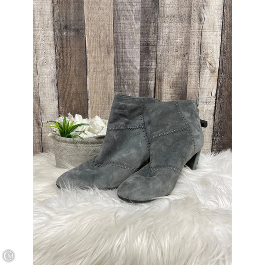 Boots Ankle Heels By Aerosoles In Grey, Size: 8.5