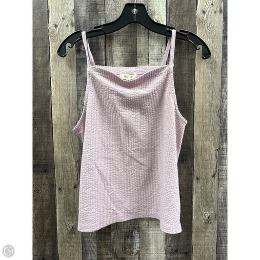 Top Sleeveless By Madewell In Purple, Size: S