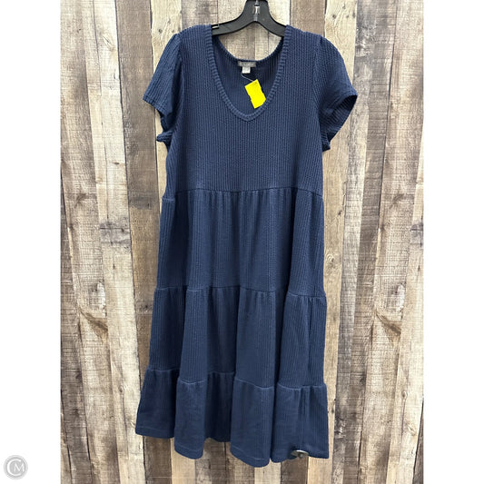 Dress Casual Maxi By Falls Creek In Navy, Size: L