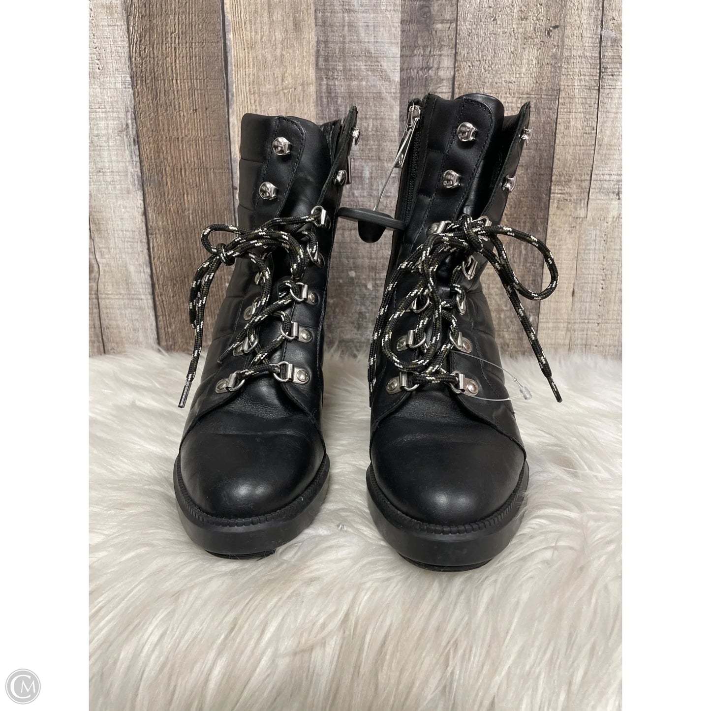 Boots Ankle Heels By Aquatalia In Black, Size: 6