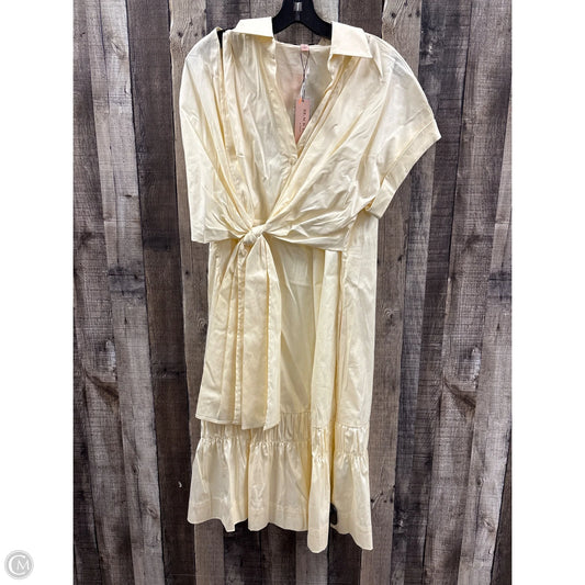 Dress Casual Maxi By Black Label In Ivory, Size: L