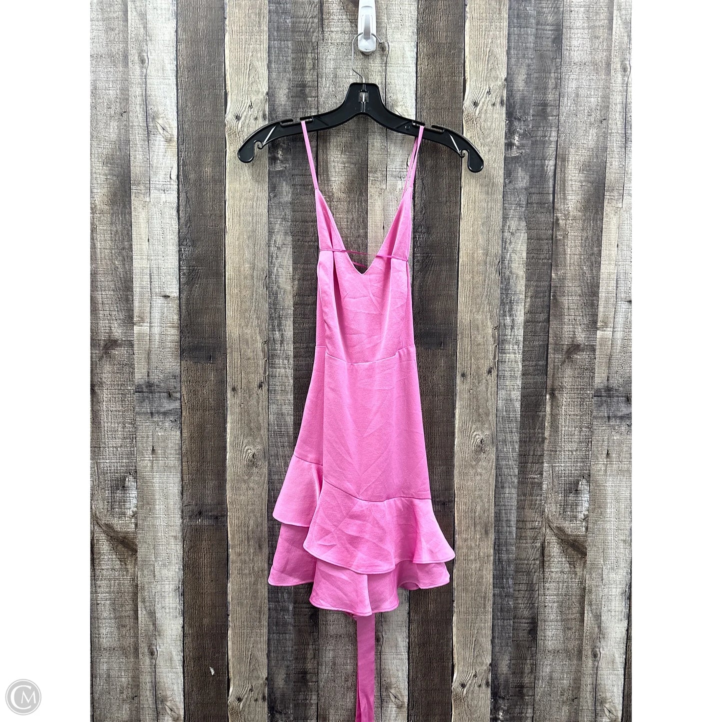 Dress Casual Midi By Express In Pink, Size: M