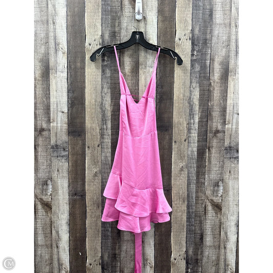 Dress Casual Midi By Express In Pink, Size: M