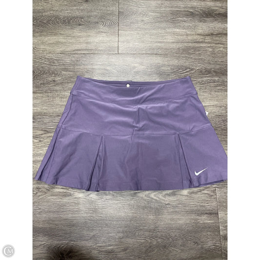 Athletic Skirt By Nike In Purple, Size: M