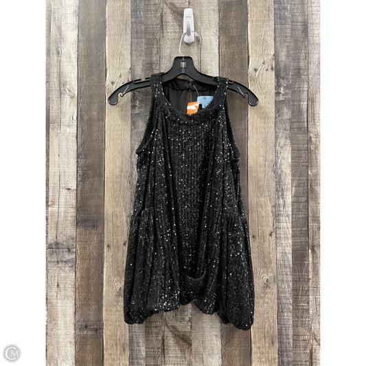 Top Long Sleeve By Cece In Black, Size: L