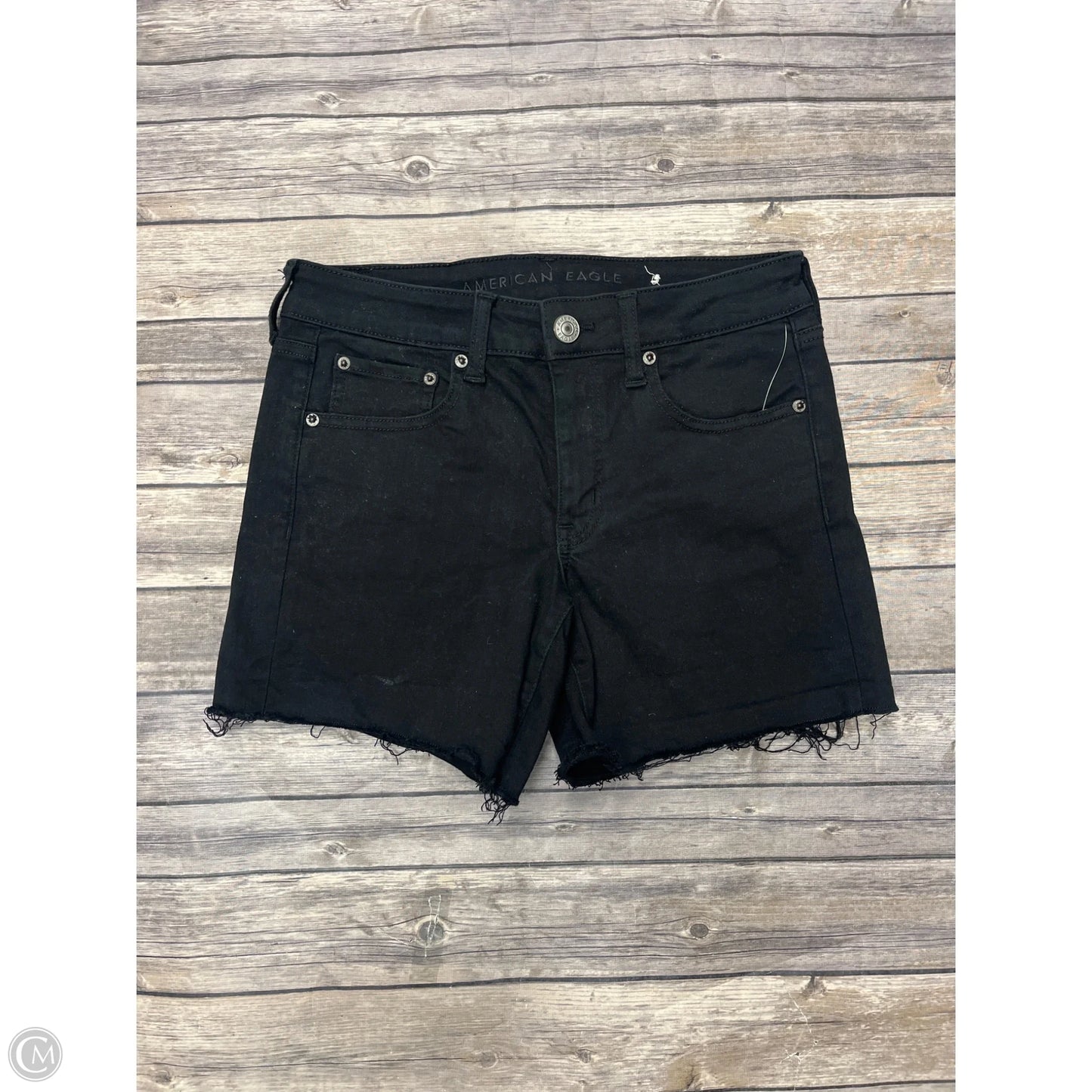 Shorts By American Eagle In Black, Size: 8