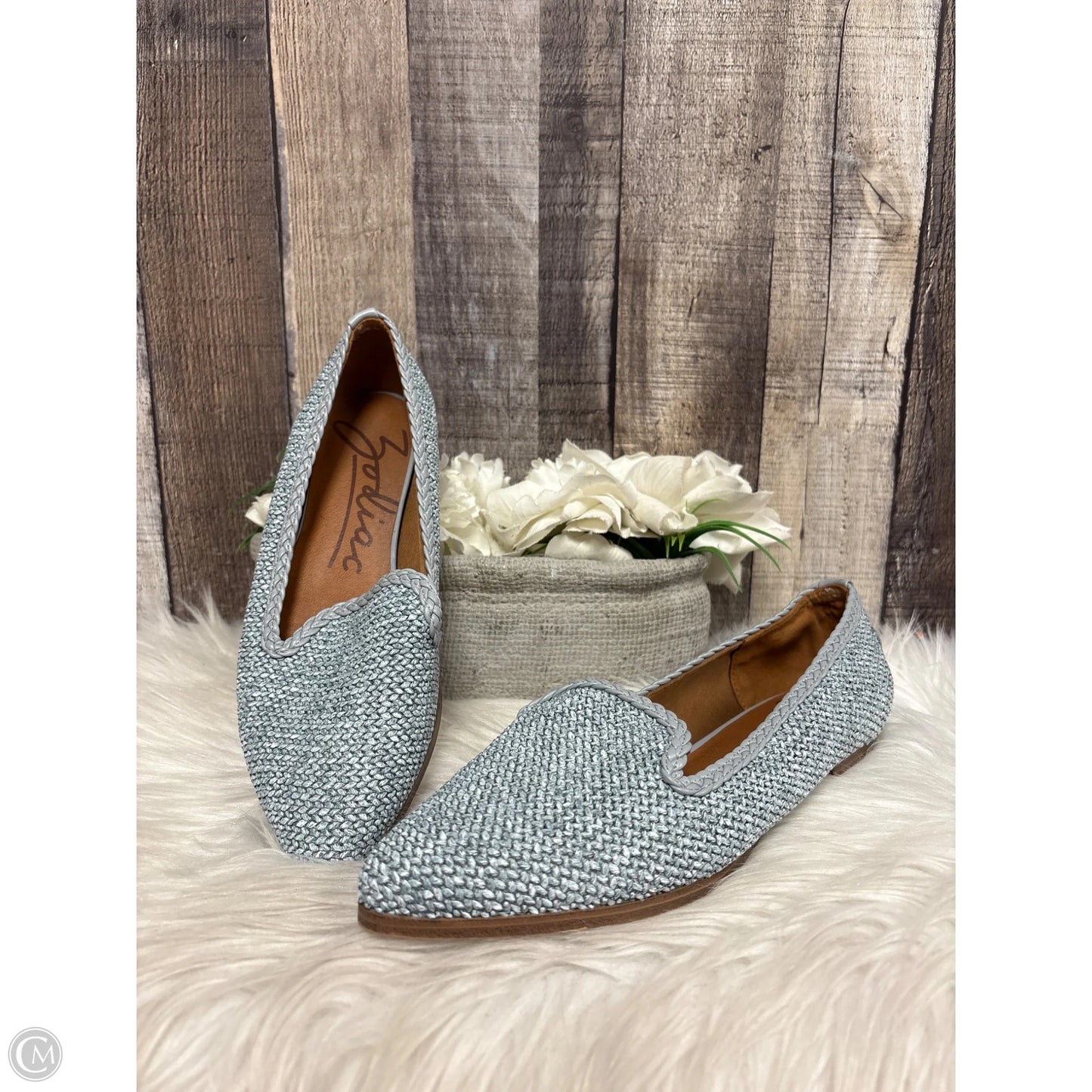 Shoes Flats By Zodiac In Blue, Size: 8