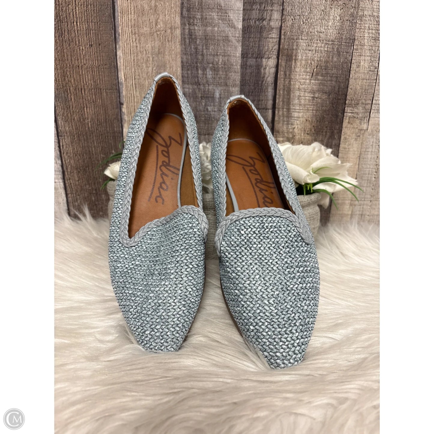 Shoes Flats By Zodiac In Blue, Size: 8