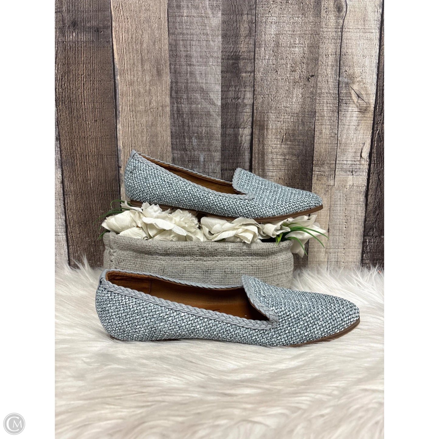 Shoes Flats By Zodiac In Blue, Size: 8