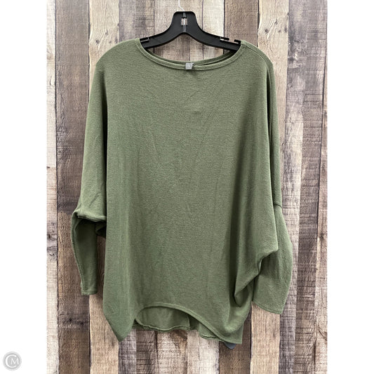 Top Long Sleeve By Alya In Green, Size: M