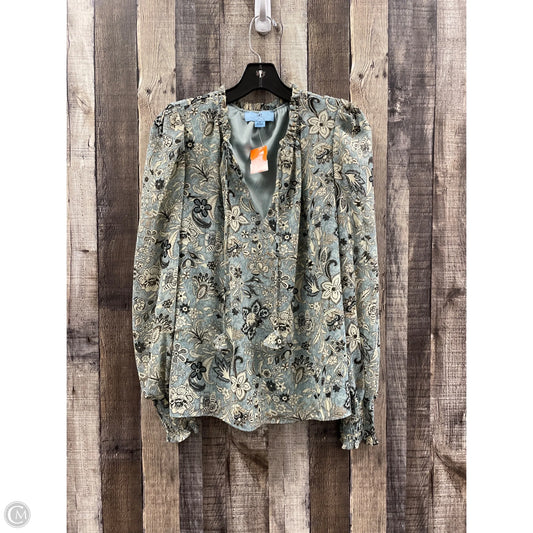 Top Long Sleeve By Cece In Multi-colored, Size: M