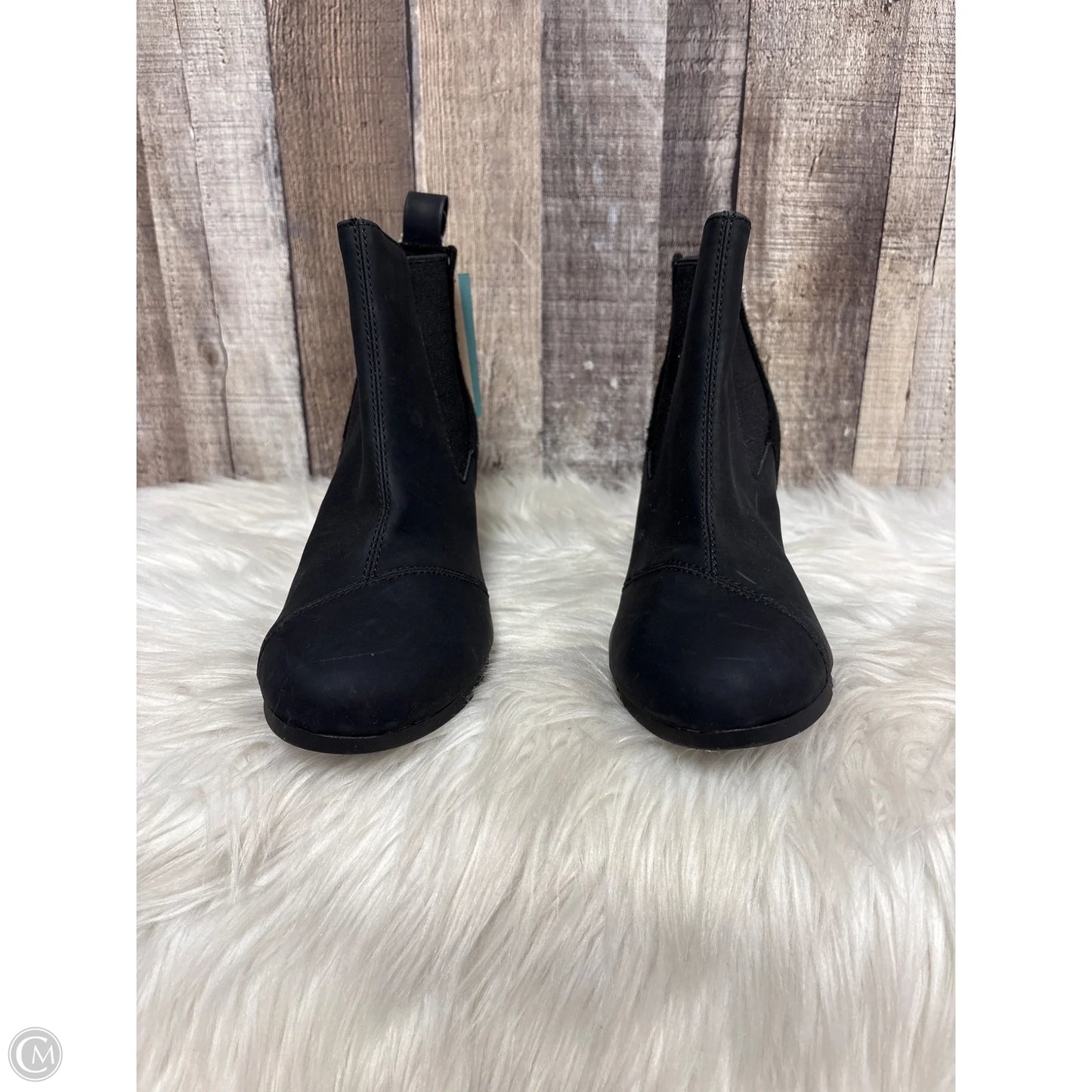 Boots Ankle Heels By Toms In Black, Size: 8