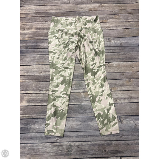 Athletic Leggings By Athleta In Camouflage Print, Size: L