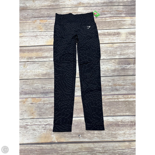 Athletic Leggings By Gym Shark In Black, Size: Xs