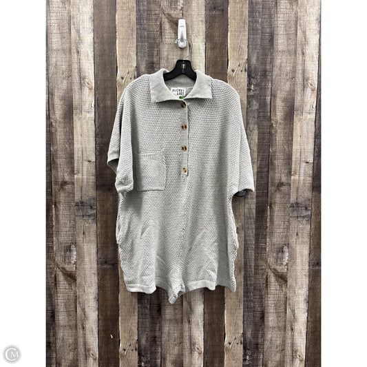 Romper By Bucketlist In Grey, Size: M
