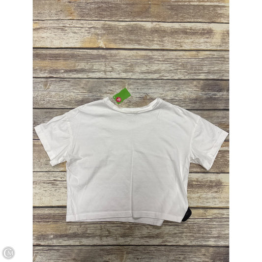 Top Short Sleeve By Cme In White, Size: S