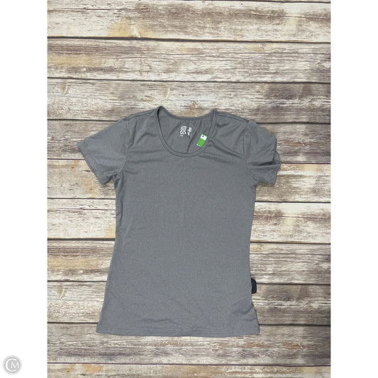 Athletic Top Short Sleeve By 32 Degrees In Grey, Size: S