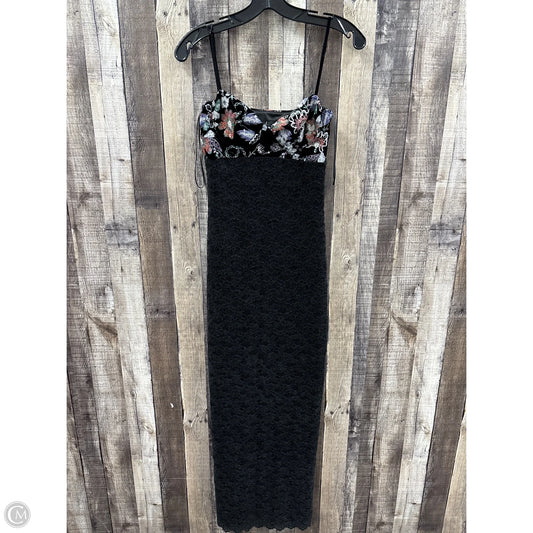Dress Casual Maxi By Zara In Black, Size: M