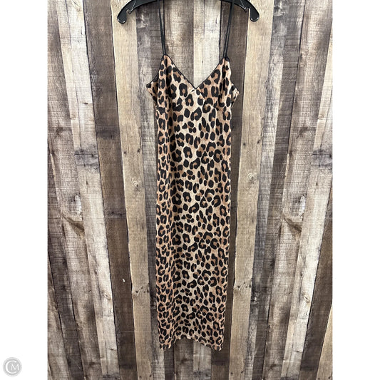 Dress Casual Maxi By Mng In Animal Print, Size: M