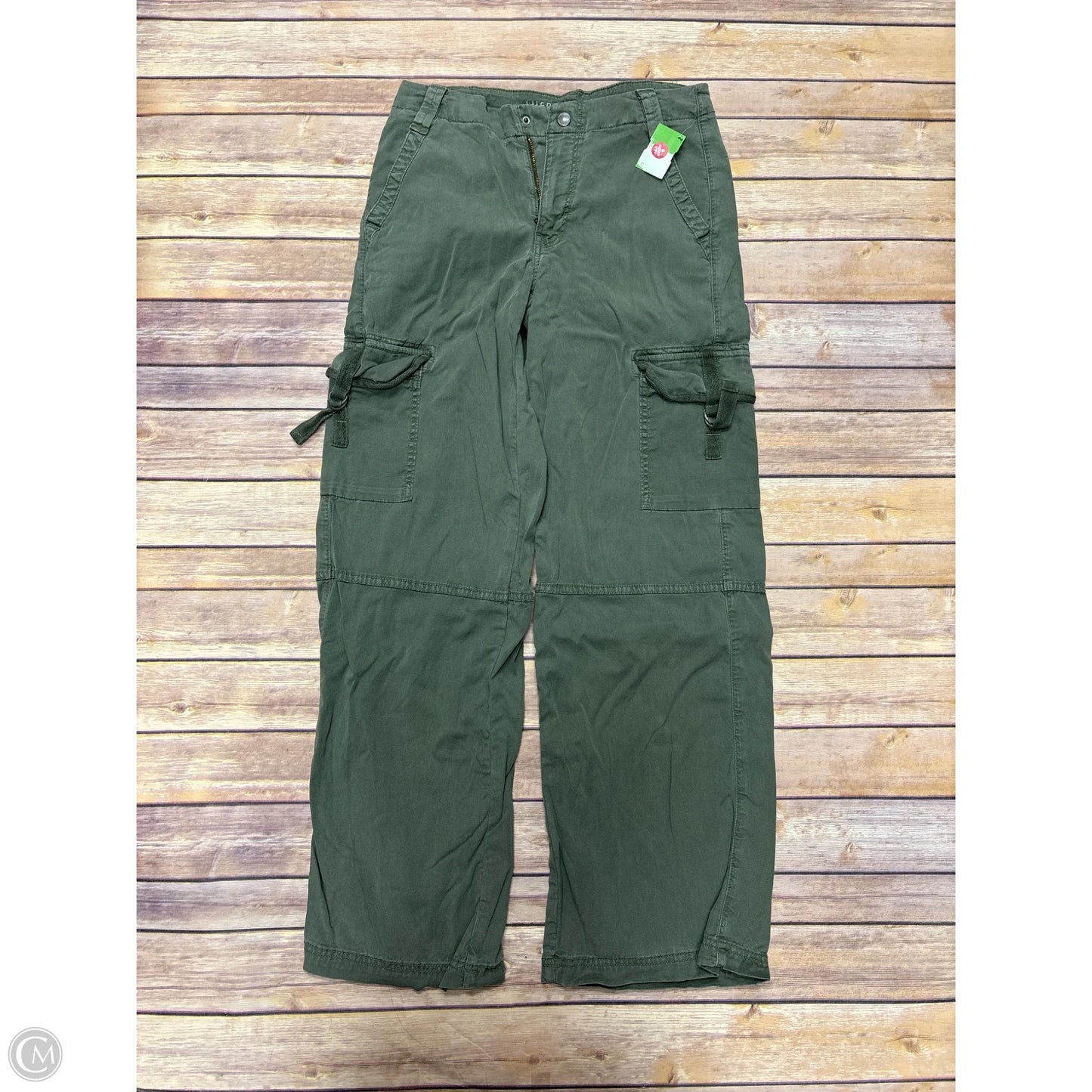 Pants Wide Leg By American Eagle In Green, Size: 2