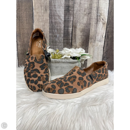 Shoes Flats By Toms In Animal Print, Size: 6.5