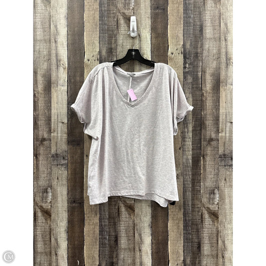 Top Short Sleeve By Falls Creek In Multi-colored, Size: 3x