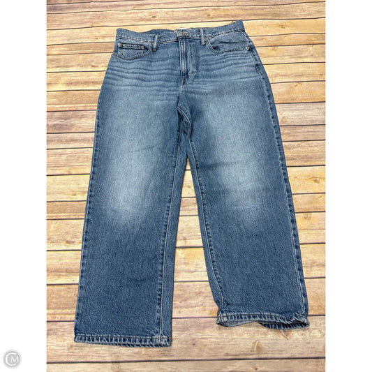 Jeans Straight By Lucky Brand In Blue Denim, Size: 10