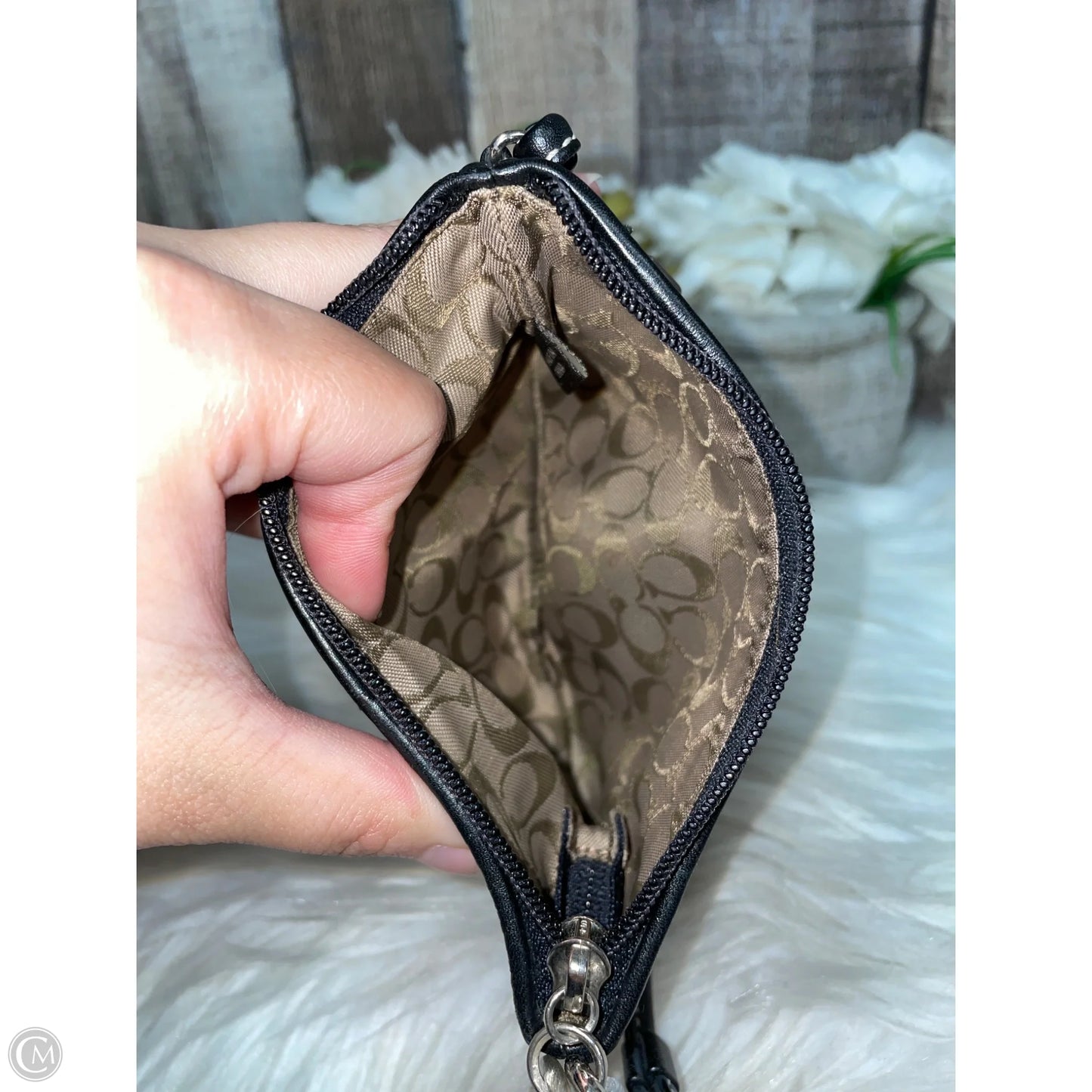 Wristlet Designer By Coach, Size: Small