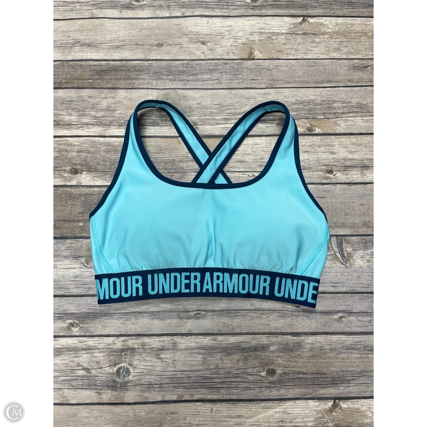 Athletic Bra By Under Armour In Blue, Size: M