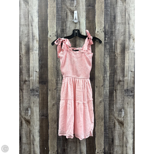 Dress Casual Midi By Zesica In Pink, Size: S