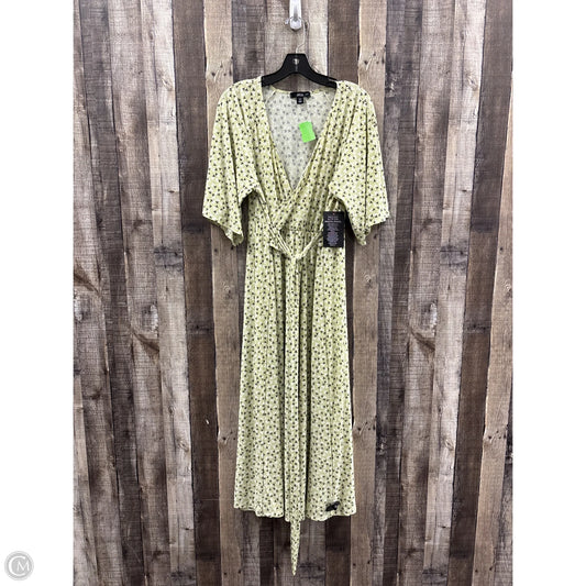 Dress Casual Maxi By Ellos In Green, Size: M