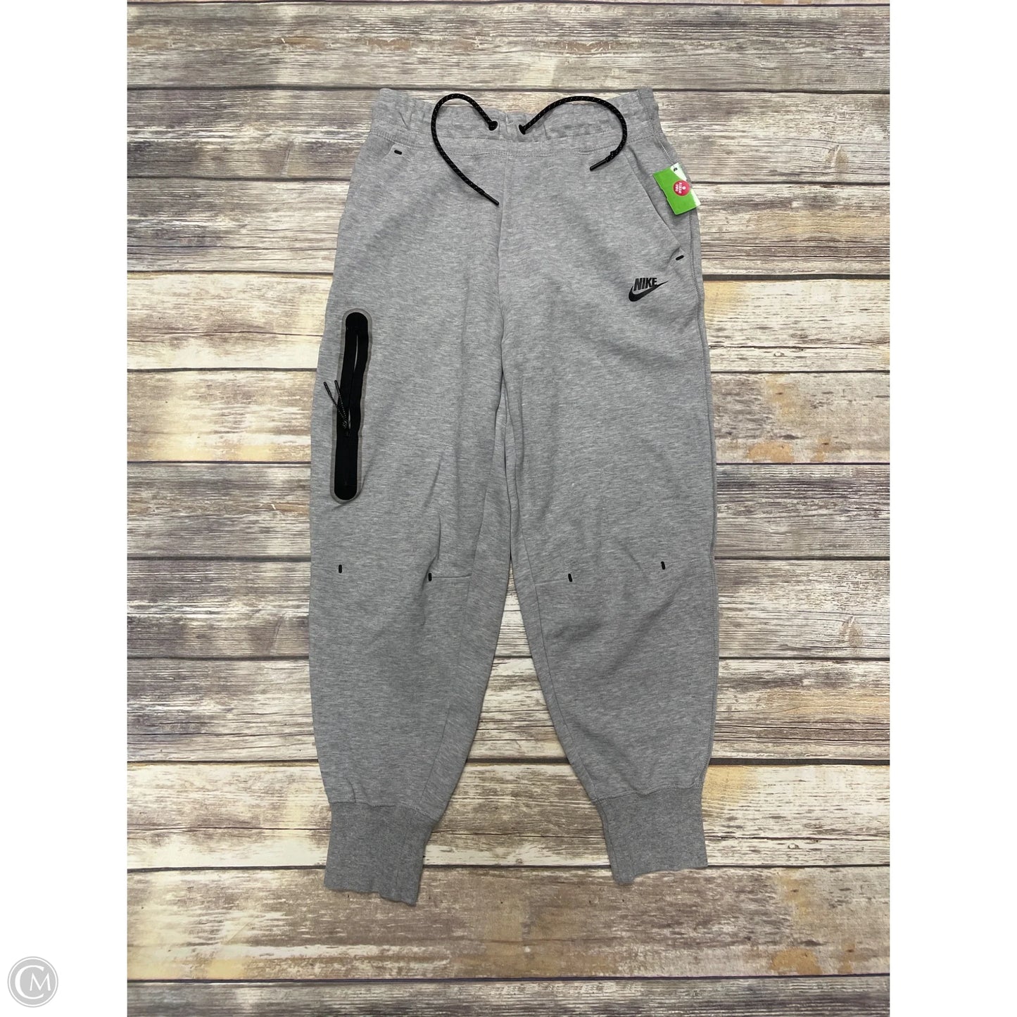 Athletic Pants By Nike In Grey, Size: S