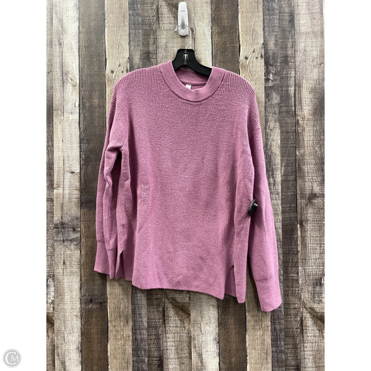 Sweater By Lululemon In Purple, Size: 6