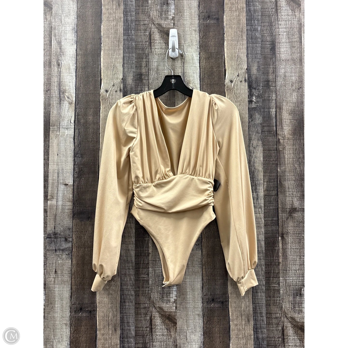 Bodysuit By Cme In Tan, Size: S