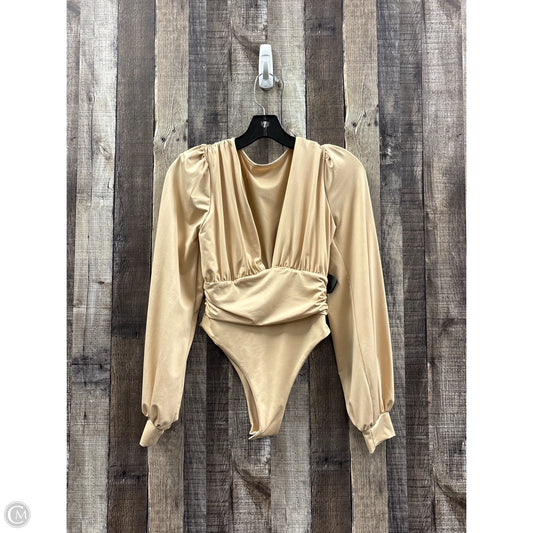 Bodysuit By Cme In Tan, Size: S