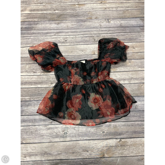 Top Short Sleeve By Cme In Multi-colored, Size: S